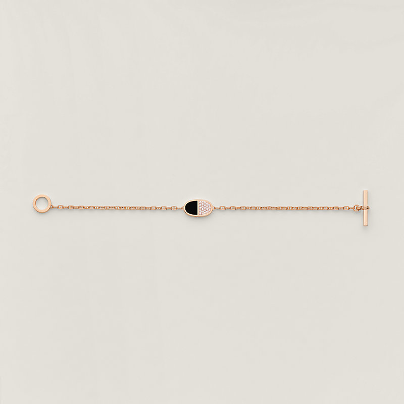 Chaine d'ancre Verso bracelet - Rose gold | Hermès USA